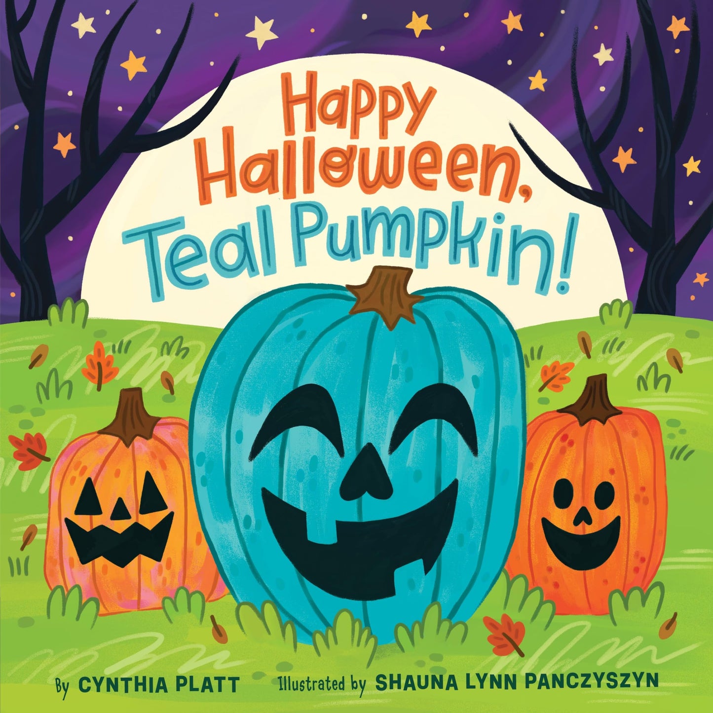 Happy Halloween, Teal Pumpkin]