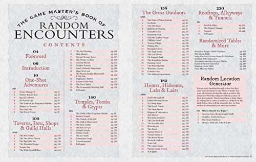 The Game Masters Book Of Random Encounters