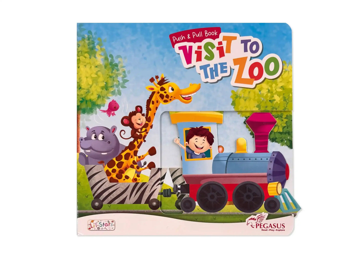 Visit To The Zoo Push & Pull Book