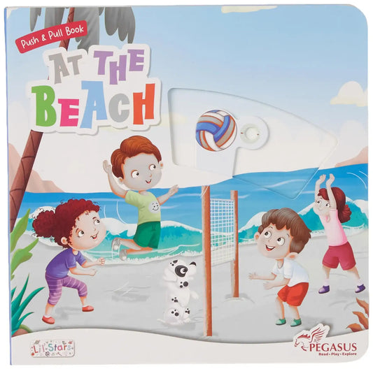 At The Beach Push & Pull Book