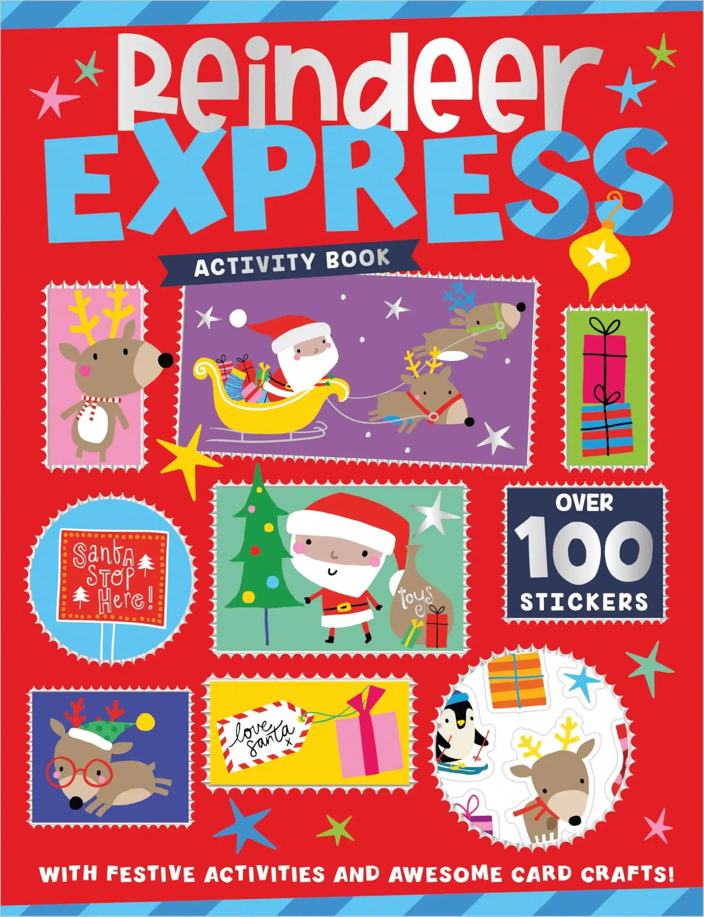 Sticker Activity Books Reindeer Express Activity Book