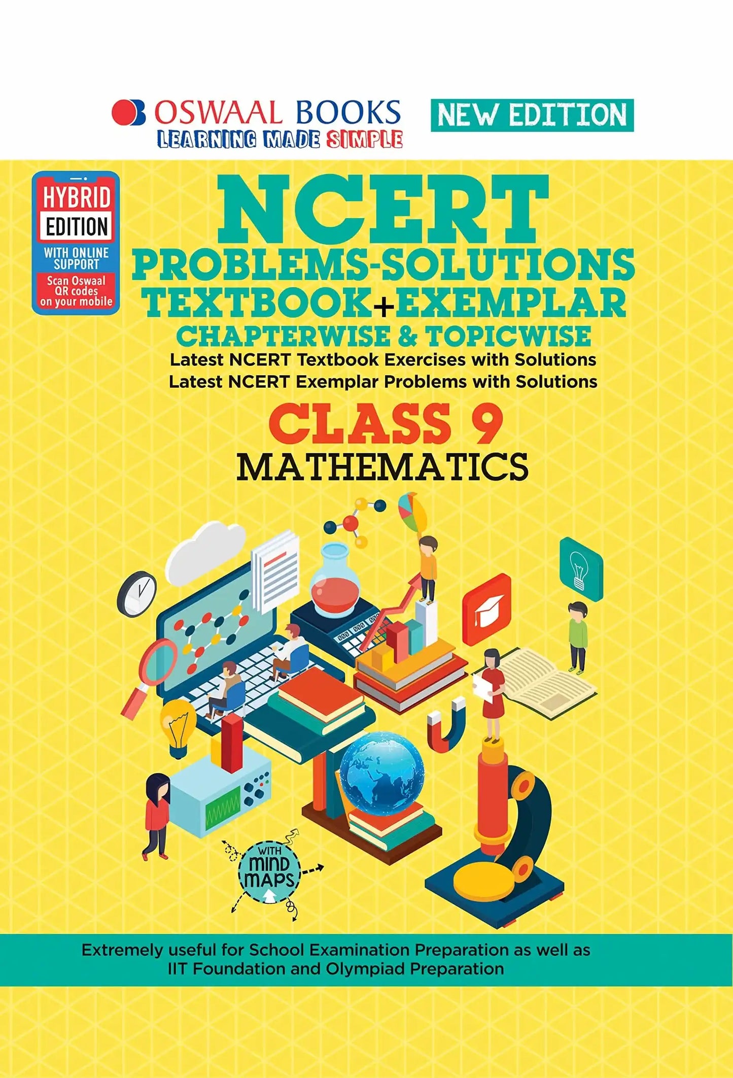 Oba Ncert Solutions Bk+Exemplar Math Bk 9