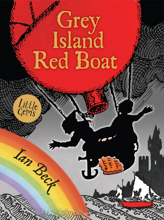 Bs 5+ Little Gems - Grey Island, Red Boat