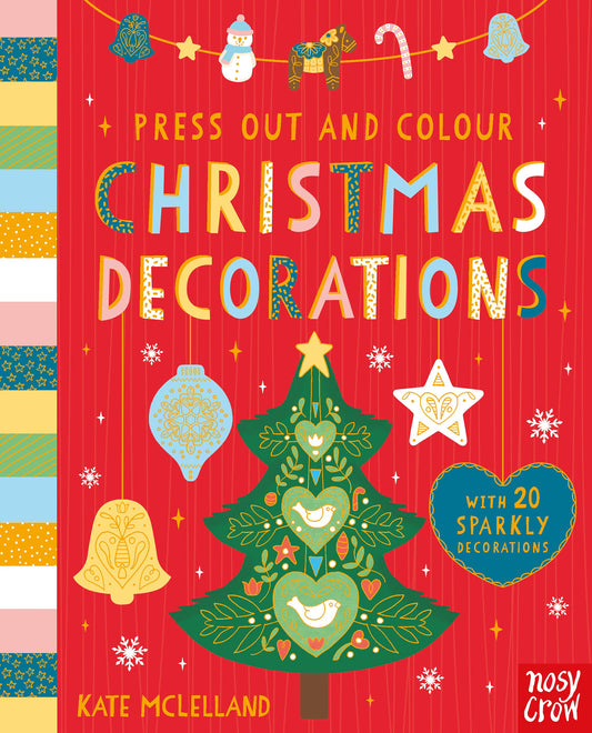 Press Out And Colour: Christmas Decorations