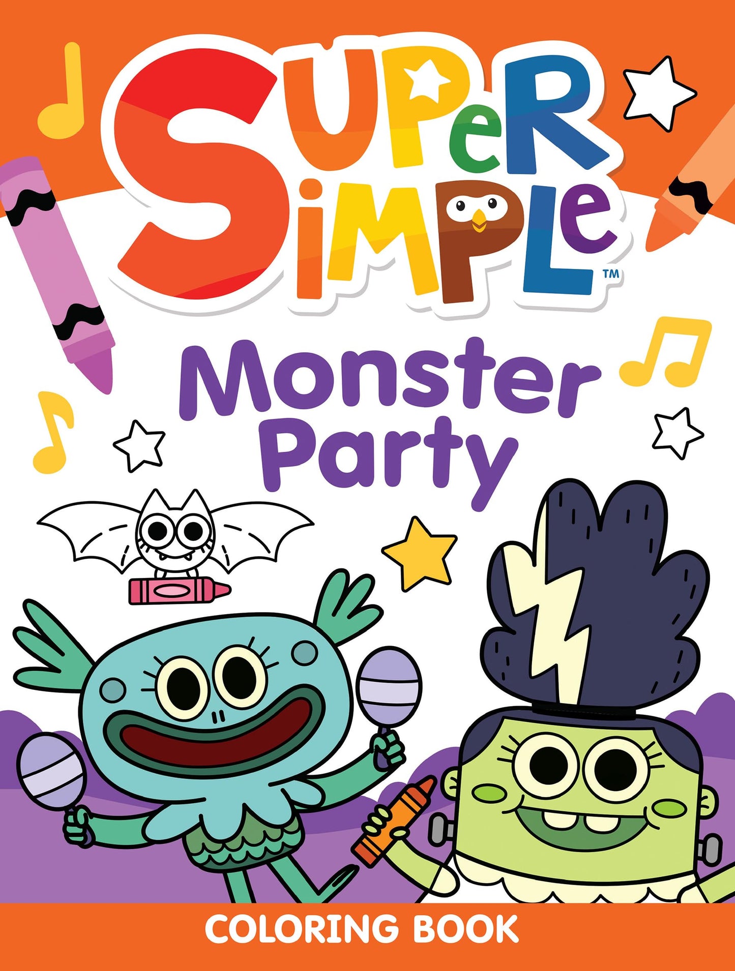 Super Simple? Monster Party Coloring Book