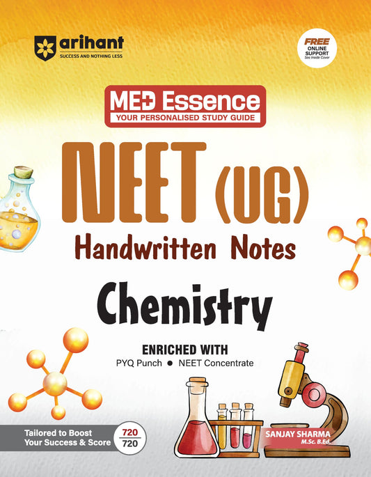 Arihant NEET (UG) Chemistry Handwritten Notes | Complete NEET Concentrate with PYQ Punch, MCQ Punch First and Only NEET Targeted Handwritten Notes