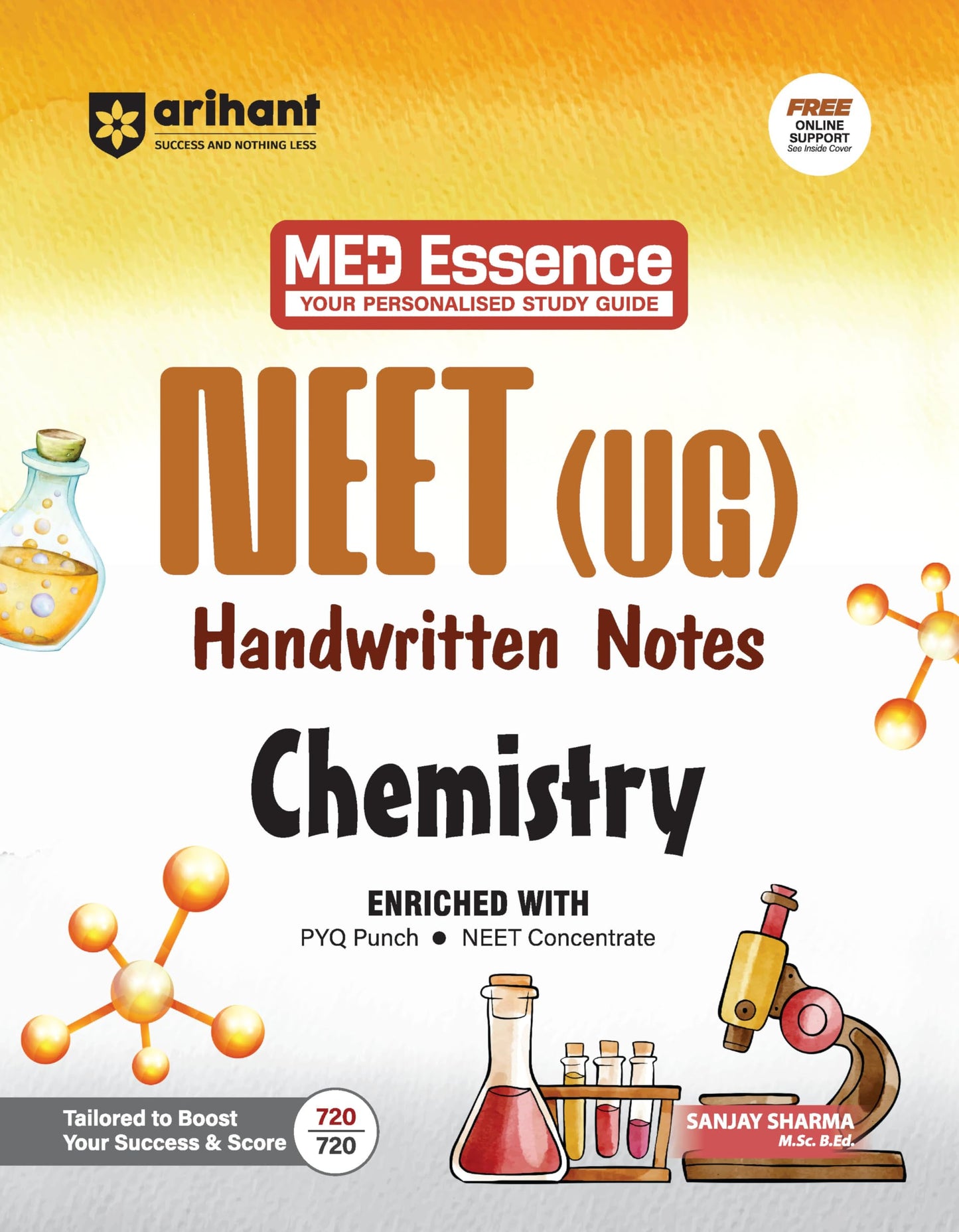 Arihant NEET (UG) Chemistry Handwritten Notes | Complete NEET Concentrate with PYQ Punch, MCQ Punch First and Only NEET Targeted Handwritten Notes