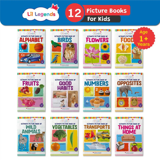 Oba Lil Legend Collection Of Early Learning (Set Of 12 Picture Books)