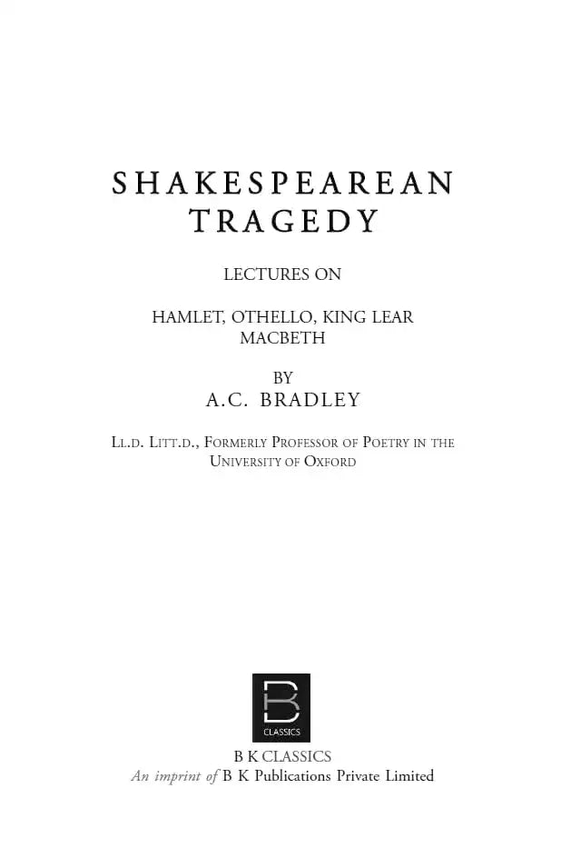 Shakespearean Tragedy