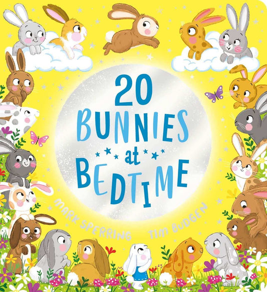 Twenty Bunnies At Bedtime Cased Board Book