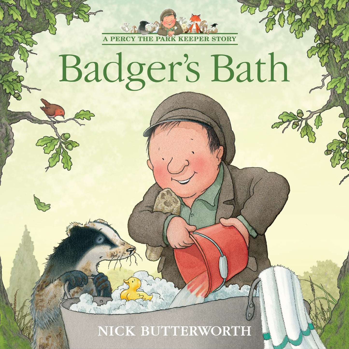 A Percy The Park Keeper Story — Badger’S Bath
