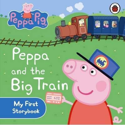 peppa pig : peppa and the big train my first storybook- Multi color