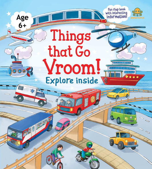 Lift A Flap - Things That Go Vroom!