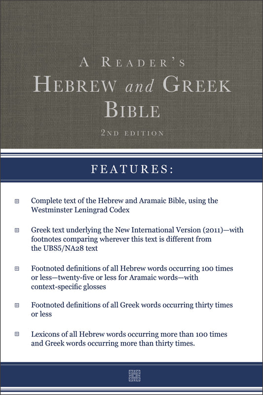 Reader'S Hebrew And Greek Bible