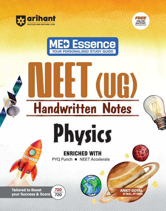 Arihant NEET (UG) Physics Handwritten Notes | Complete NEET Concentrate with PYQ Punch, MCQ Punch First and Only NEET Targeted Handwritten Notes