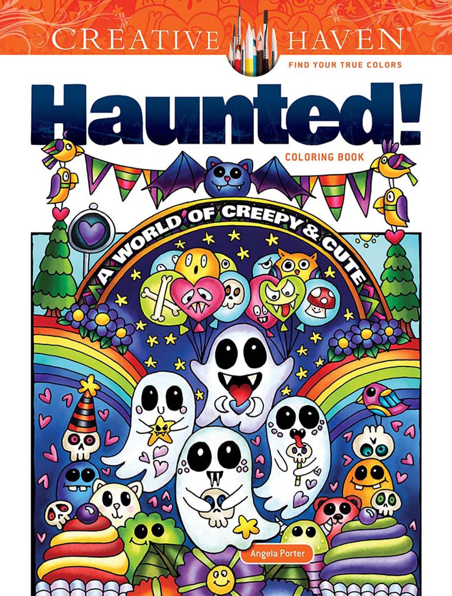 Creative Haven Haunted] Coloring Book: A World Of Creepy And