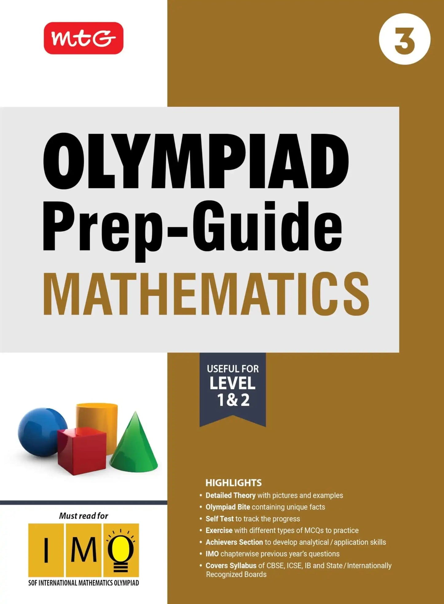 Mtg Prep Guide Maths Olympiad Bk 3