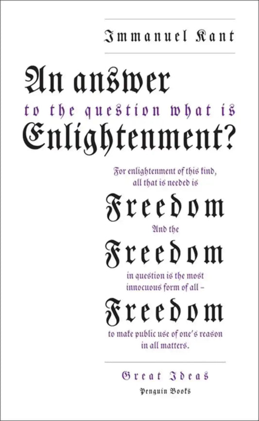 An Answer To The Question: 'What Is Enlightenment?'