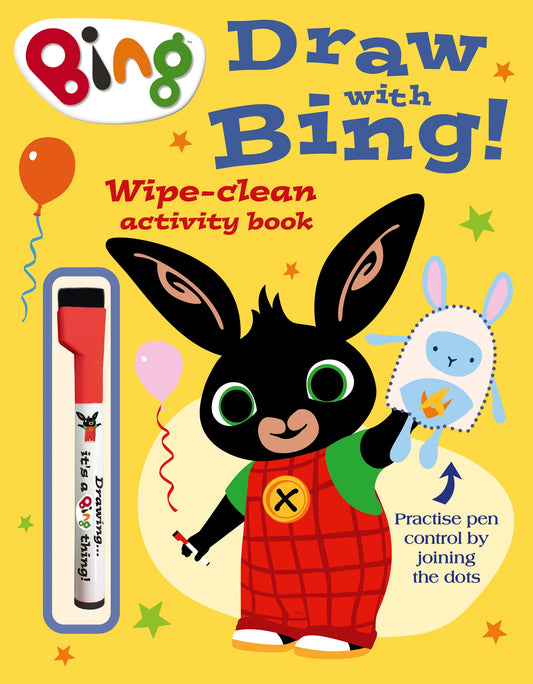 Bing — Draw With Bing] Wipe-Clean Activity Book