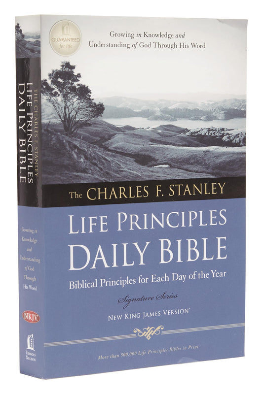 Nkjv, Charles F. Stanley Life Principles Daily Bible, Paperb