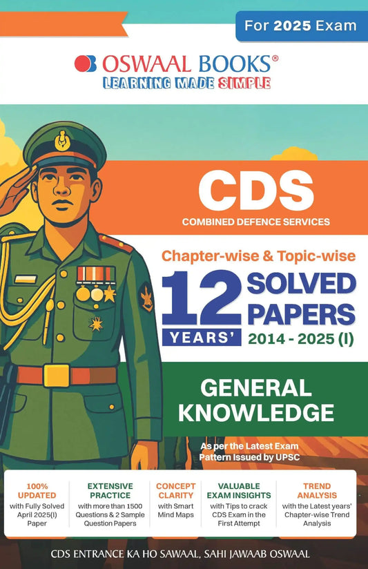 Oba Cds Defence Services 12 Yrs Solved Gk (2025)