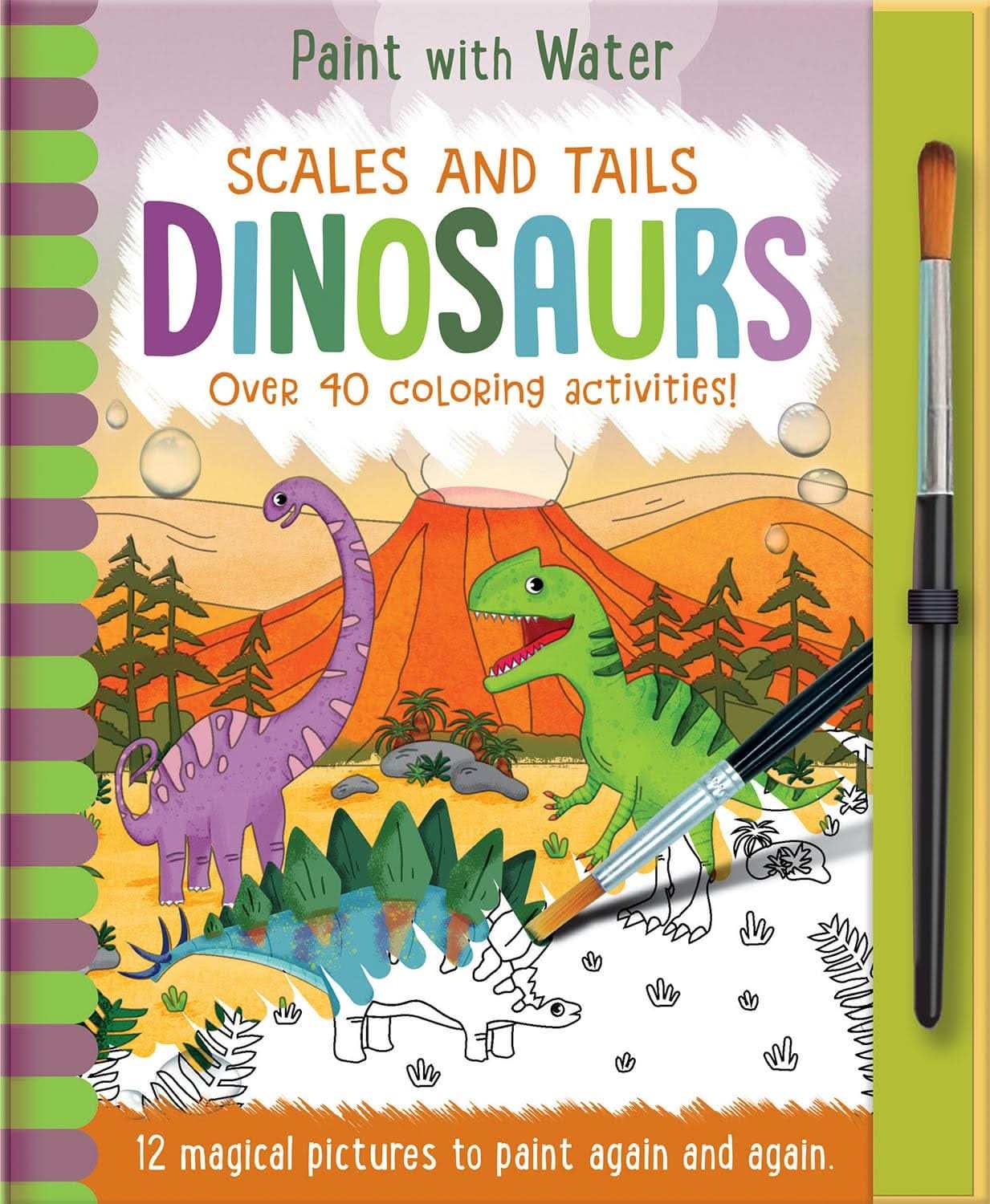 Magic Water Colouring-Scales And Tails - Dinosaurs