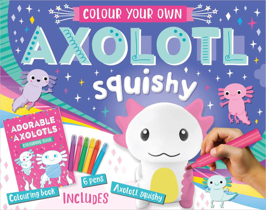 Colour Your Own Axolotl Squishy