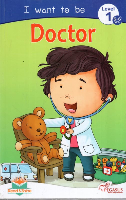 I want to be Doctor - Self Reading book for 5-6 years old kids with free Audio Book