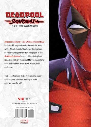 Deadpool: Samuraiâ€”The Official Coloring Book