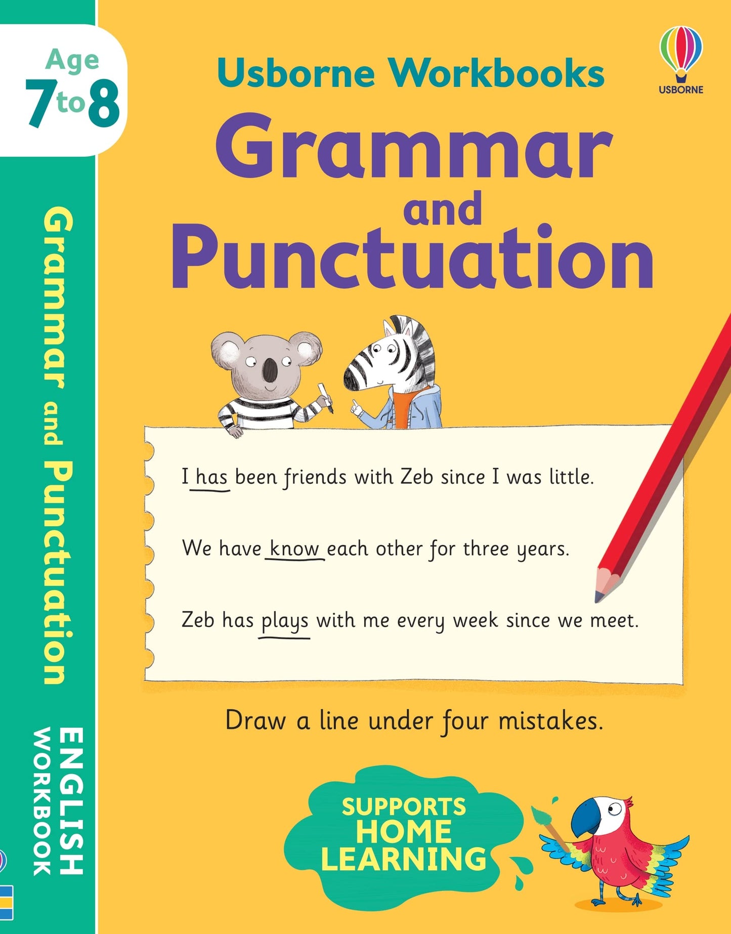 Usborne Workbooks - Grammar And Punctucation 7-8