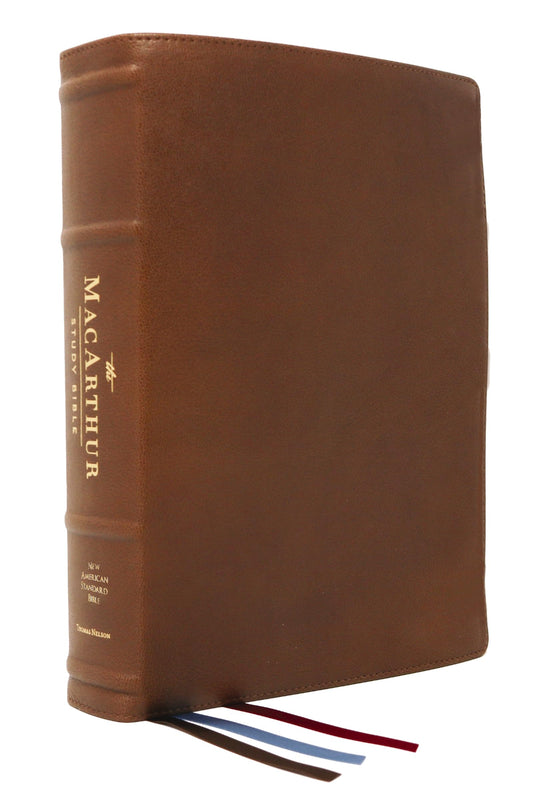 Nasb, Macarthur Study Bible, 2Nd Edition, Premium Goatskin L