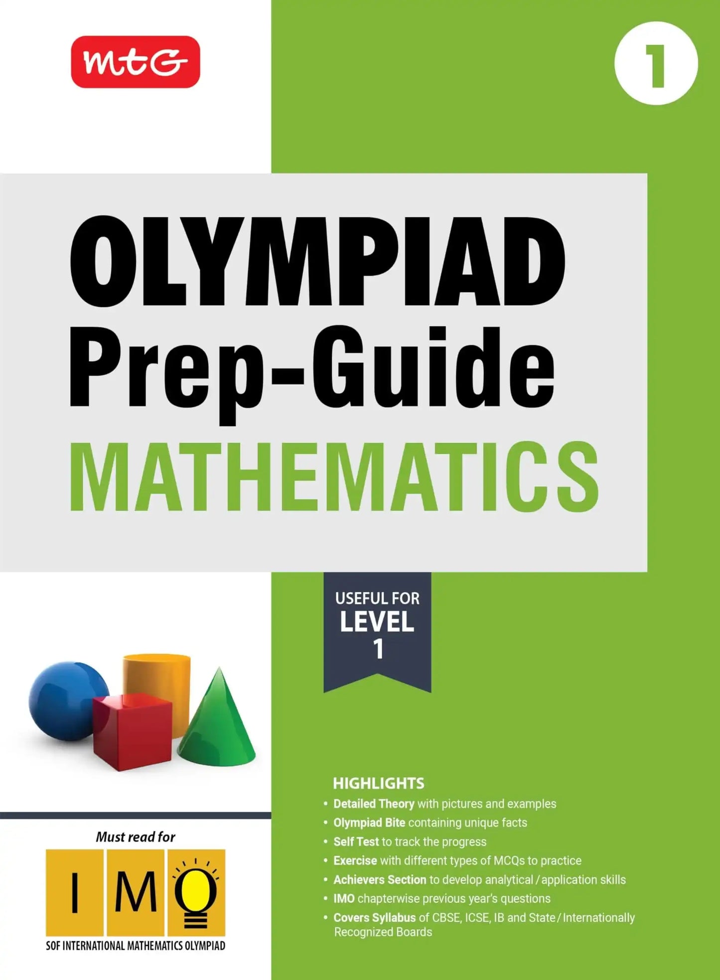 Mtg Prep Guide Maths Olympiad Bk 1