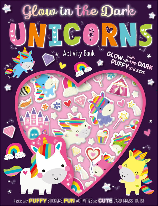 Glow In The Dark Unicorns Activity Book