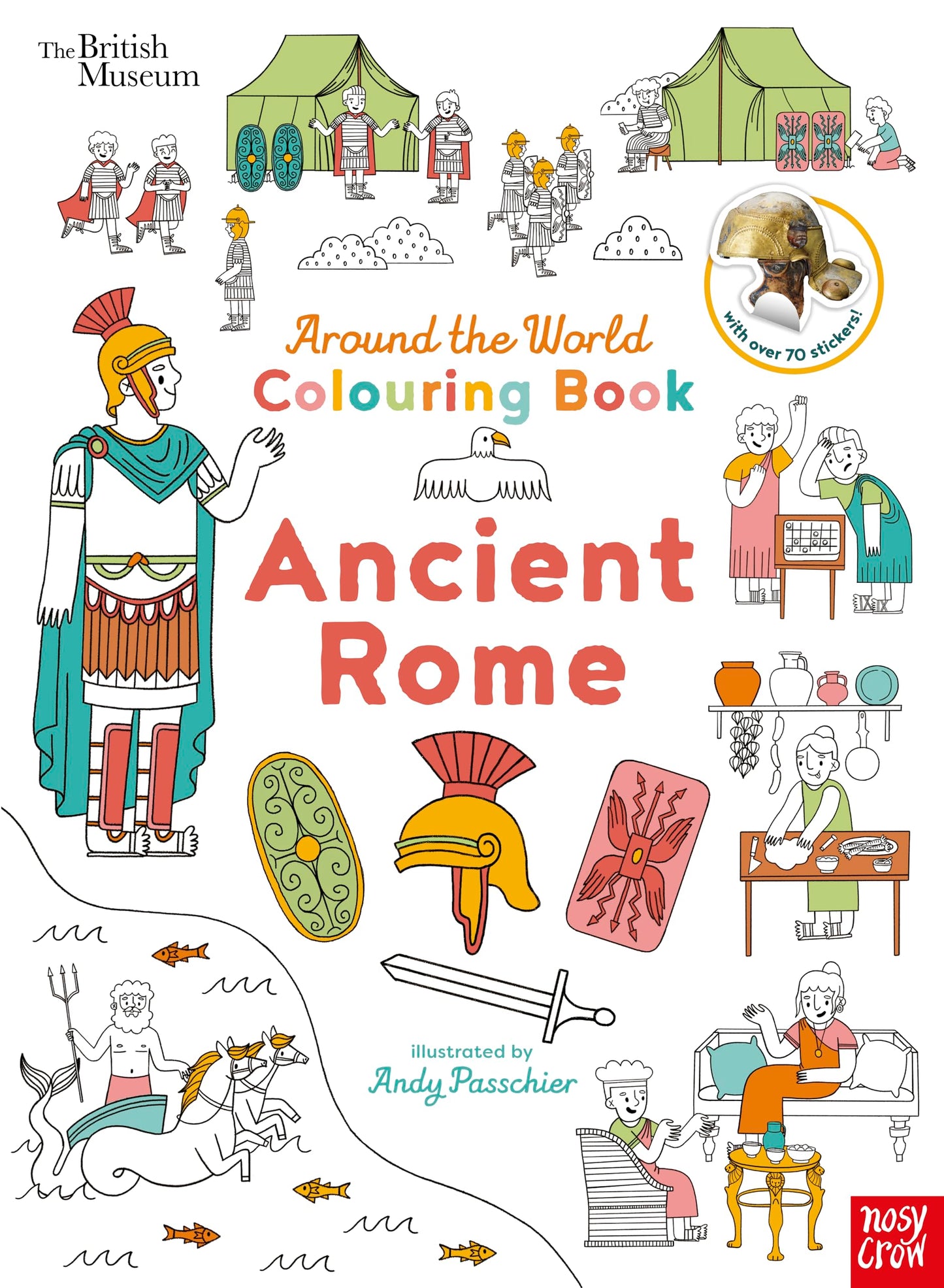 British Museum: Around The World Colouring: Ancient Rome