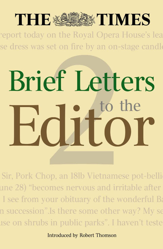 Times Brief Letters To Editor Bk 2