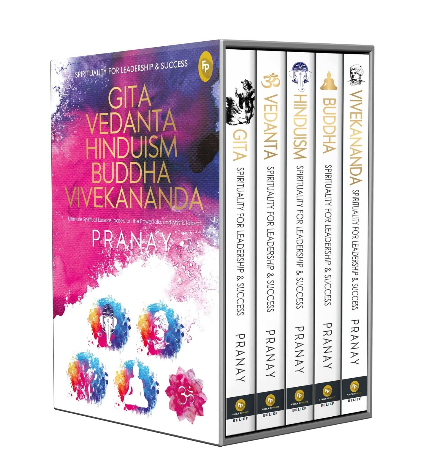 Spirituality For Leadership & Success (Box-Set Of 5 Books): Gita, Vedanta, Hinduism, Buddha, Vivekan