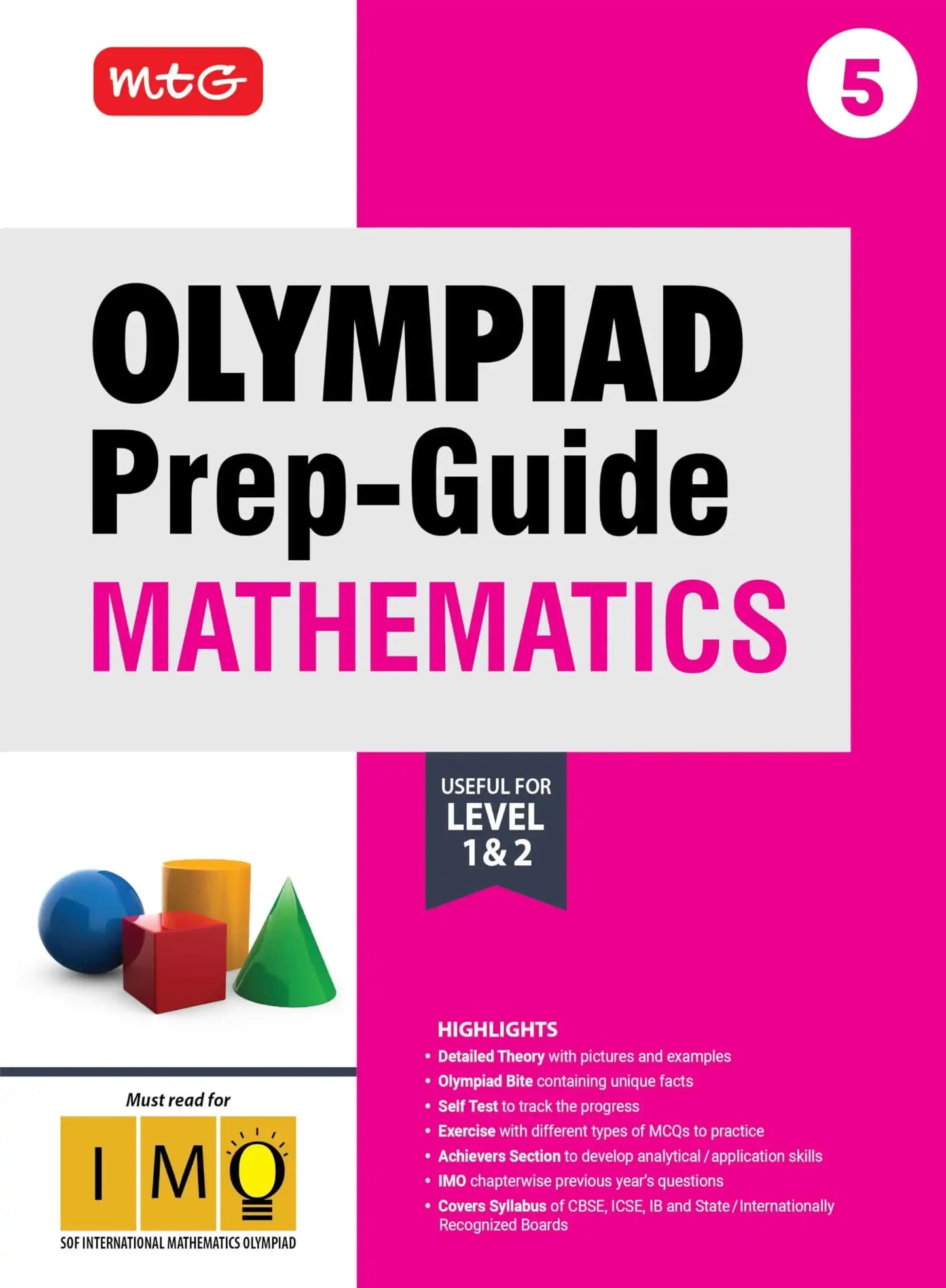 Mtg Prep Guide Maths Olympiad Bk 5