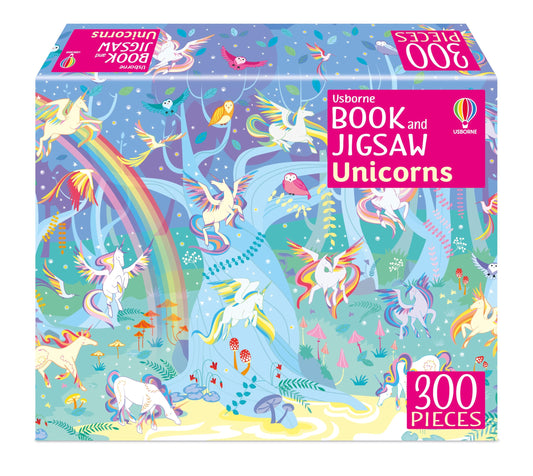 Usborne Book And Jigsaw Unicorns
