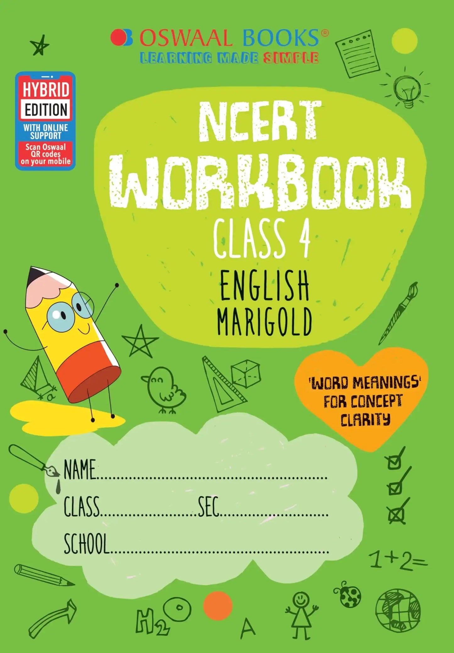 Oba Ncert English W/B 4