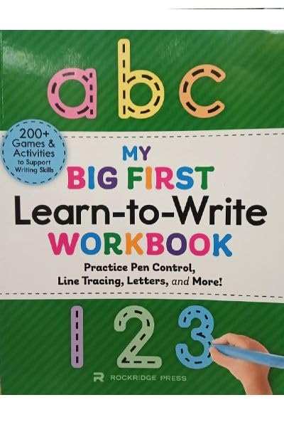 My Big First Learn To Write Wb