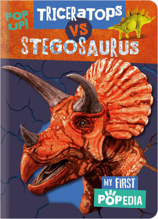 My First Popedia Stegosaurus Vs Triceratops