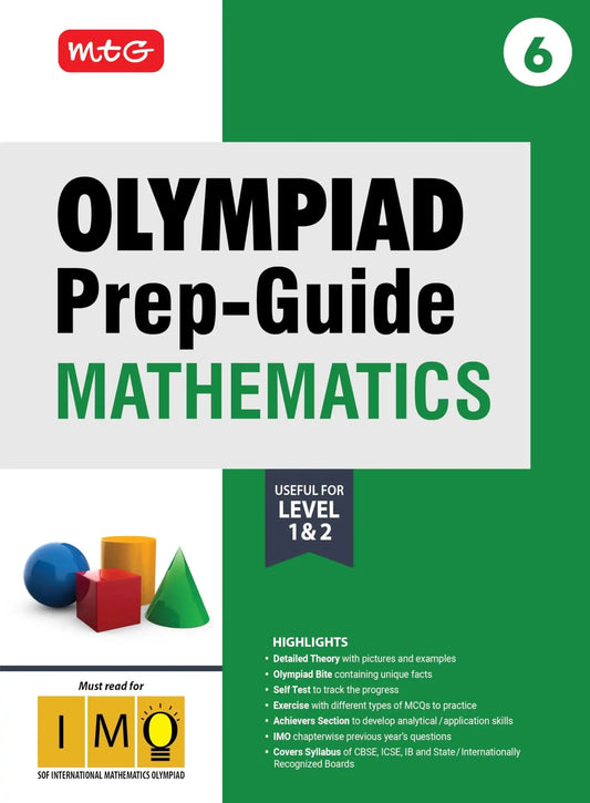 Mtg Prep Guide Maths Olympiad Bk 6
