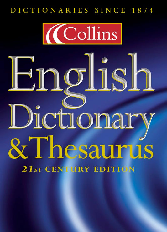 Collins  English Dict & Thes Thumb Index