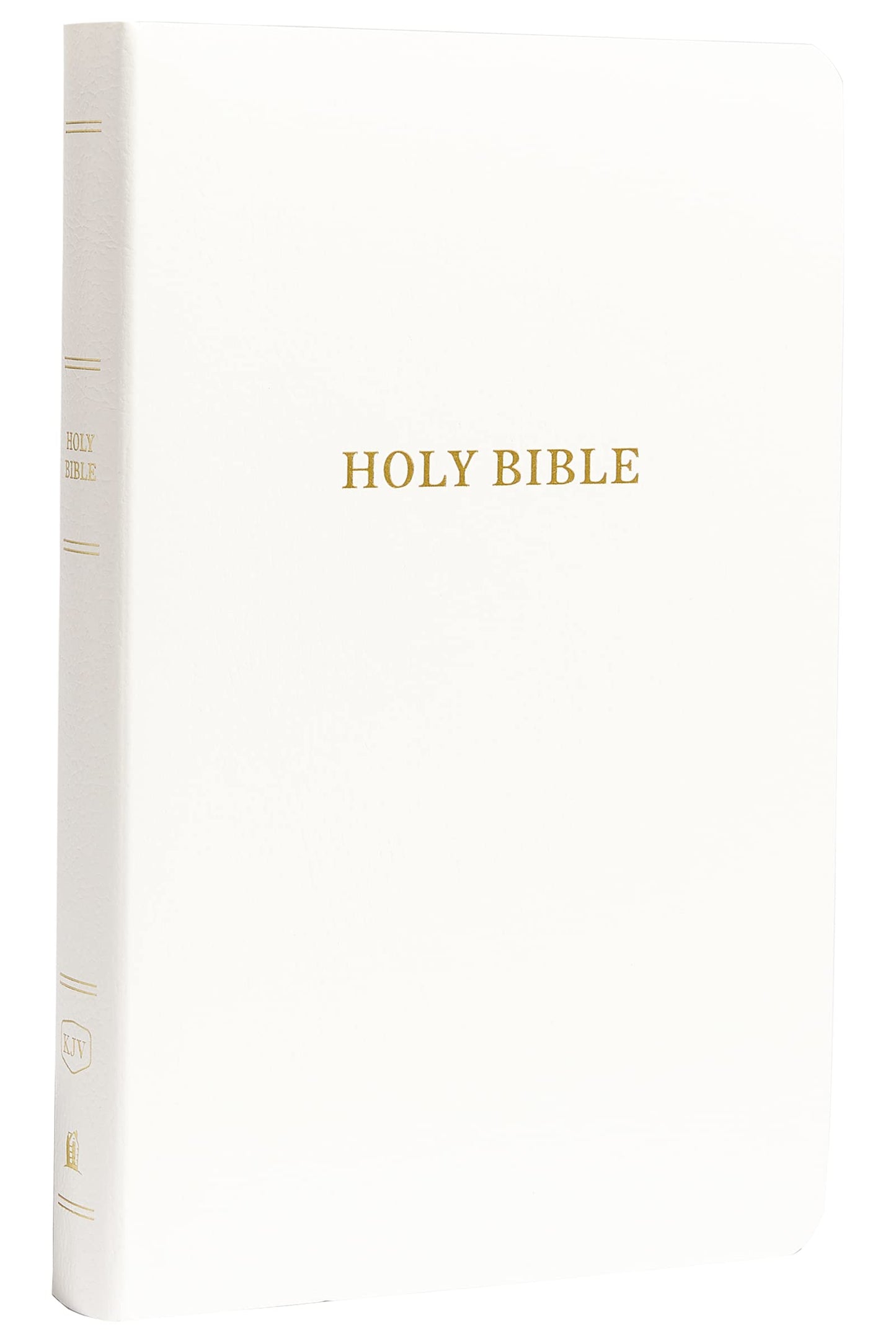 Kjv, Gift And Award Bible, Leather-Look, White, Red Letter,