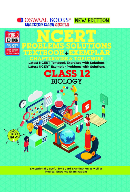 Oba Ncert Solutions Bk+Exemplar Biology Bk 12