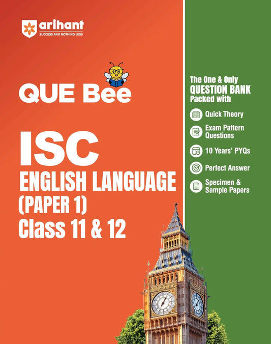 Arihant Que Bee Isc English Lang Bk 11/12