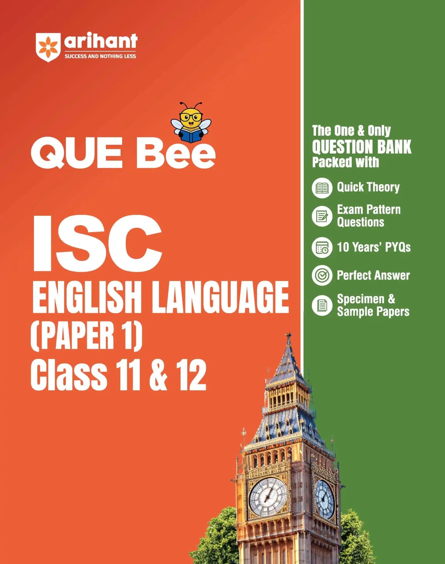 Arihant Que Bee Isc English Lang Bk 11/12