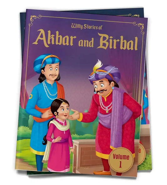 Witty Stories Of Akbar And Birbal - Volume 1: Illustrated Humorous Stories For Kids