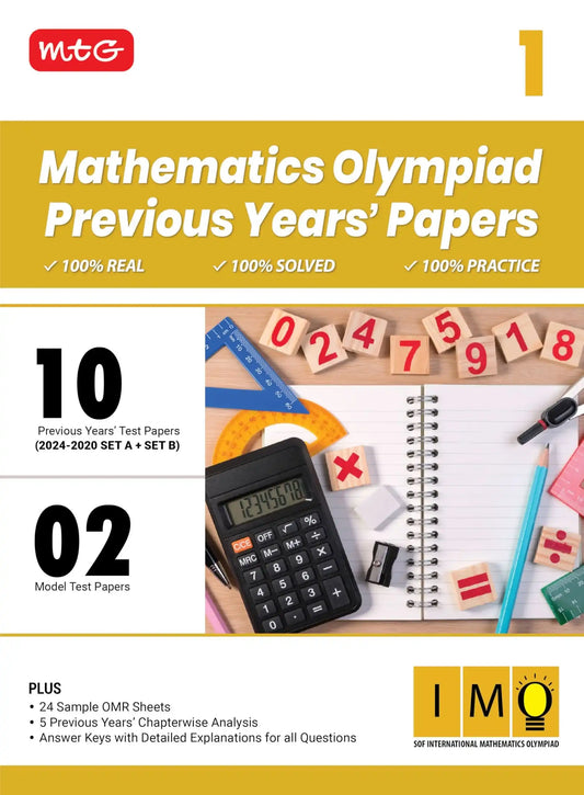 Mtg Previous Yrs Maths Olympiad Bk 1