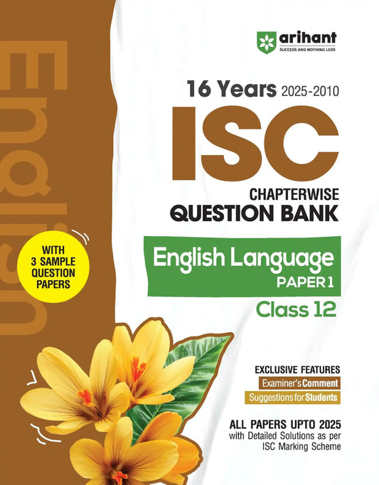Arihant Isc Chapterwise English Paper